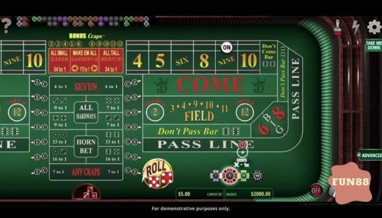 chơi craps tại nhà cái fun88